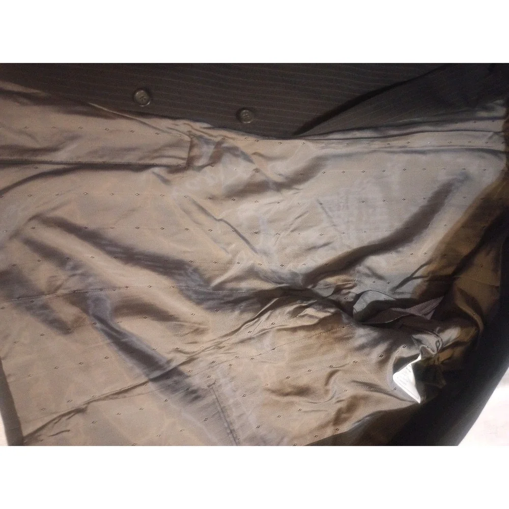 Joseph And Feiss Sport Coat Silver‎ Lining Pinstripe 37 Reg 2 Button Wool